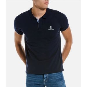 Roberto Cavalli Embroidered Logo Short Sleeve Polo